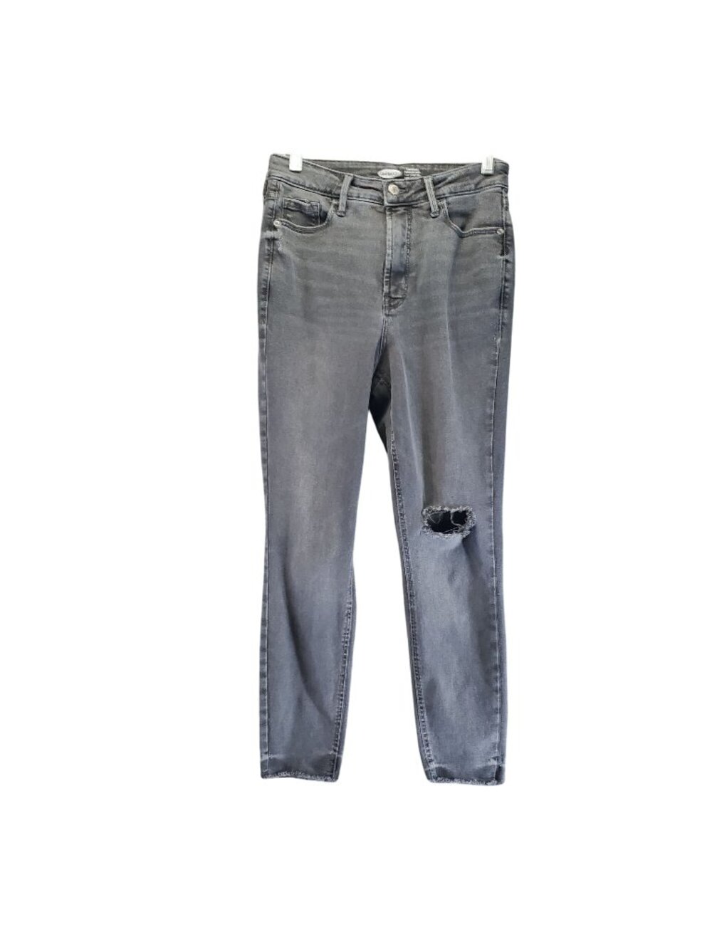 Old Navy Jeans Womens Size 10 Gray Rockstar Super Skinny Extra High Rise Denim